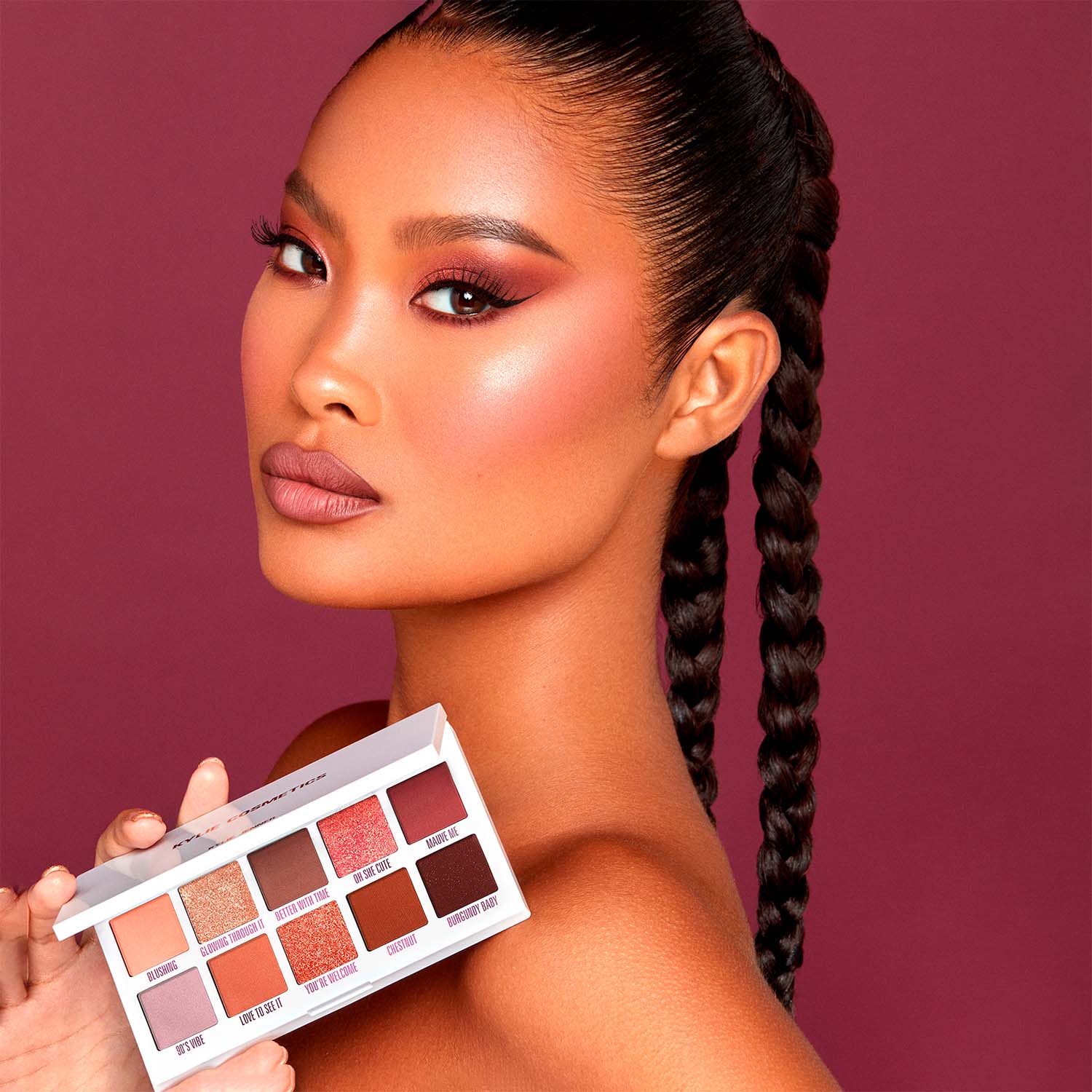 MAUVE PRESSED POWDER PALETTE  (PALETA COMPACTAS)